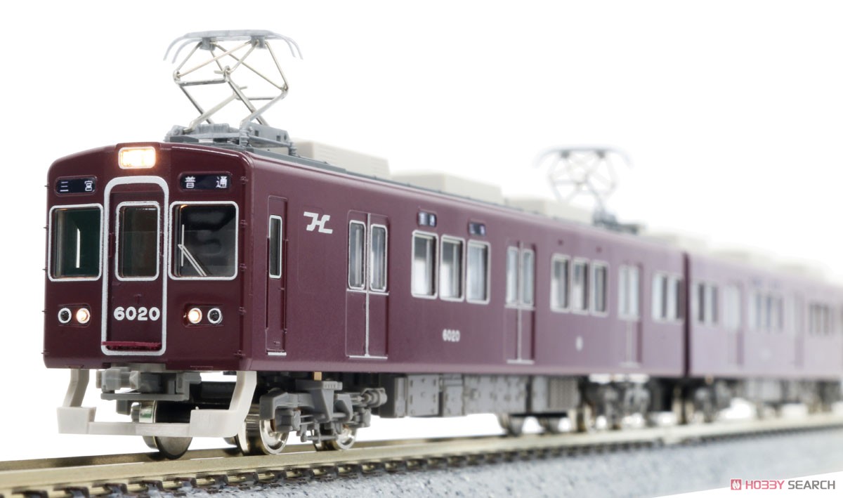 阪急 6000系 (旧塗装・神戸線) 増結用先頭車2両セット (動力無し