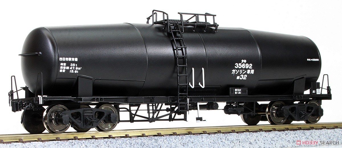 16番(HO) タキ35000形 ガソリン専用タンク車 タイプA (両側ブレーキ