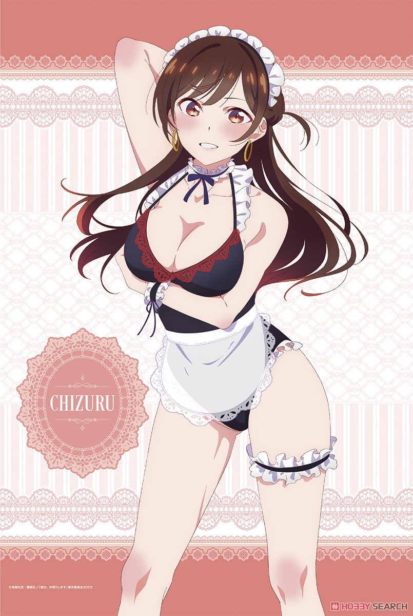 彼女、お借りします 水原千鶴 ジャージメイド A3ポスター 彼女、お借り