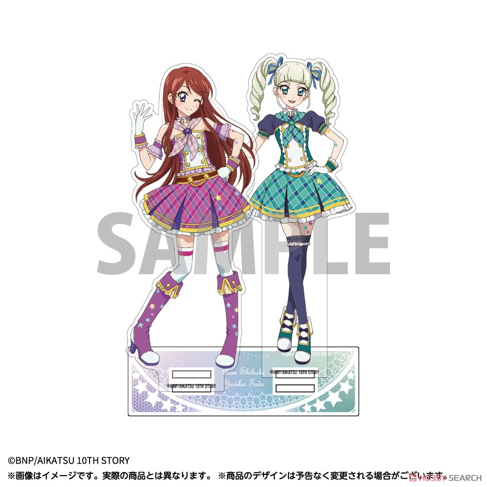 アイカツ！ ペアアクリルスタンド.2 紫吹蘭&藤堂ユリカ (キャラクター