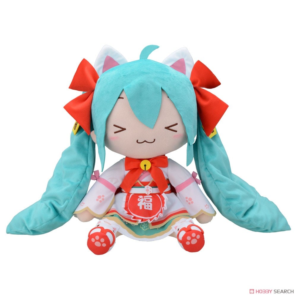 初音ミク 招きミク ふわふわぬいぐるみ(LL) (キャラクターグッズ