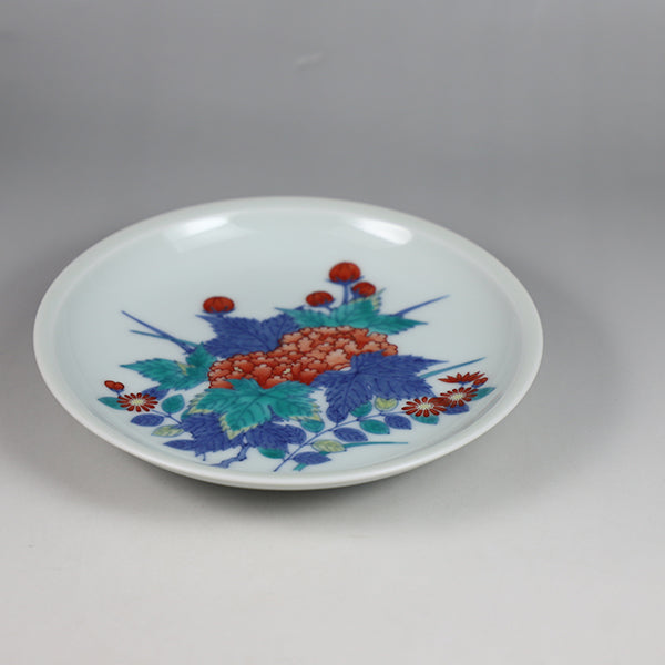 今右衛門窯 飾皿（芙蓉菊絵） – ギャラリー一番館オンラインショップ