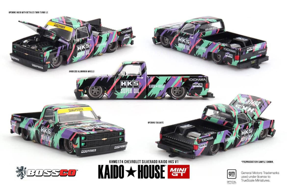 MINI GT KAIDO HOUSE CHEVROLET SILVERADO (HKS) – Boss Company