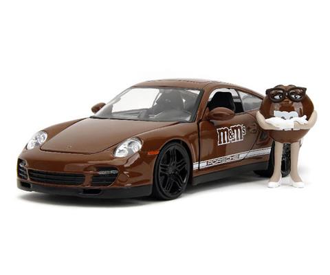 M Ms - 2007 Porsche 911 Turbo with Brown M Ms Figure - 34624