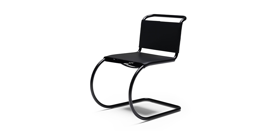 MR Chair Armless with Leather Sling Seat - Original Design | Knoll