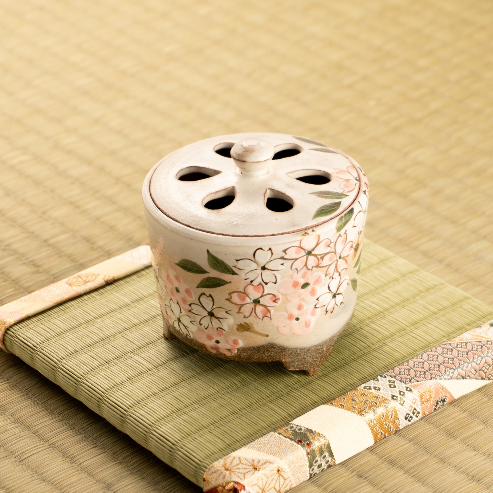京都清水烧香炉樱花｜俊山窑｜KOTOPOTTER