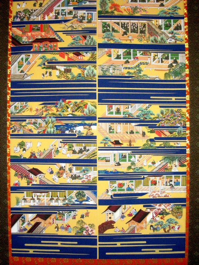 掛け軸 親鸞聖人御絵伝◇佐々将吉（特殊工芸作品・新品）
