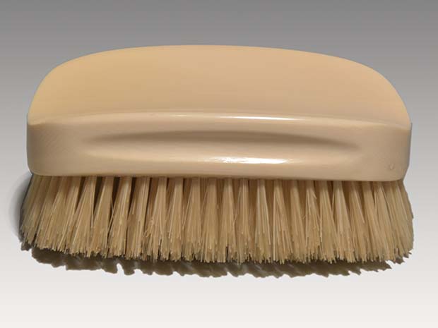 英国 アンティーク FLORIS 象牙 高級ブラシ ハンドメイド 270g 未