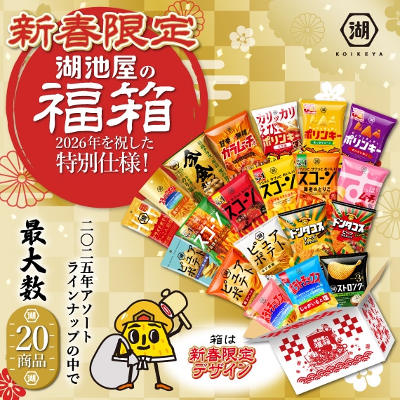26年5月賞味期限】お正月の福箱2026☆スナックどっさり20袋入り！（12