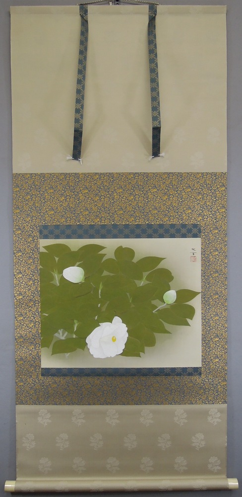 向井久万 『白椿』 [古美術こもれび] 絵画,古美術,骨董の買取と販売,名古屋