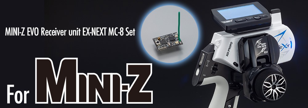 EX-NEXT w/MINI-Z EVO Receiver Unit - KO PROPO -