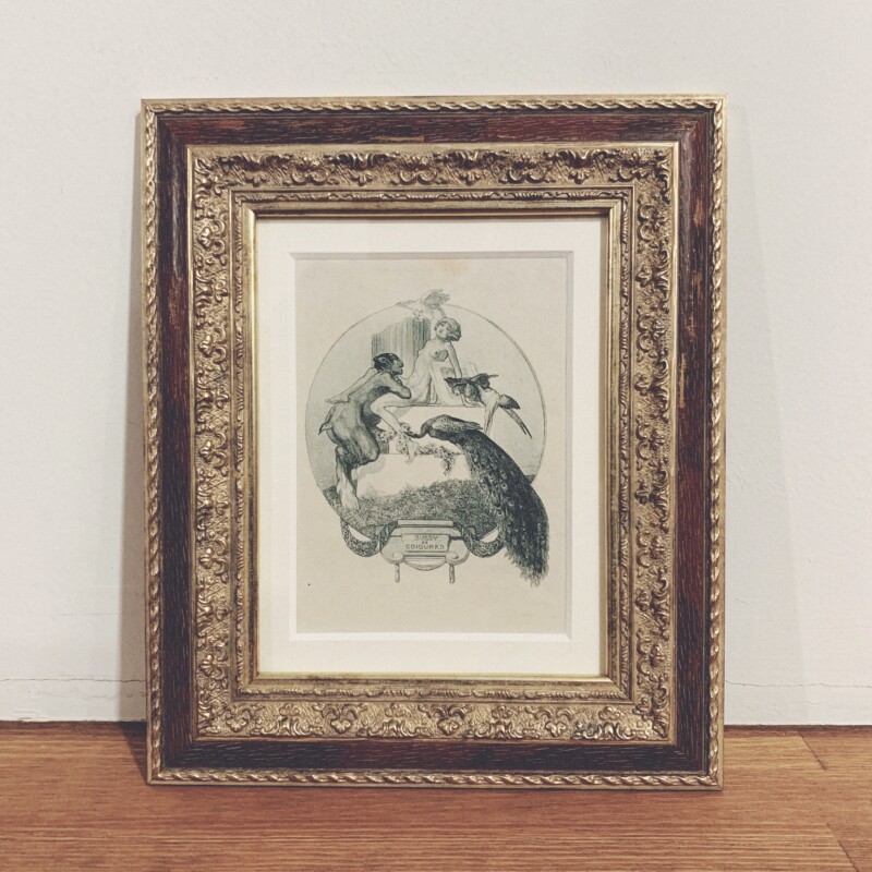 バイロスの蔵書票作品が入荷いたしました。 | 古本・版画・骨董の出張