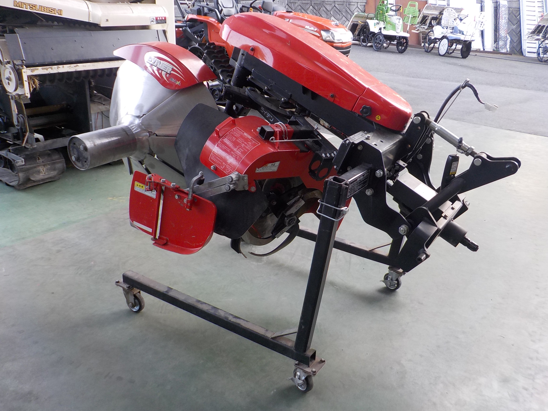 コバシ あぜ塗機 RM750H-U クボタBヒッチ ディスク径75㎝ リターン式