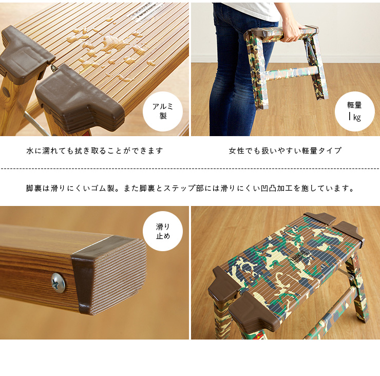 step stool(ステップスツール) 1段 H29cm PC-401/PC-501/PC-601の通販