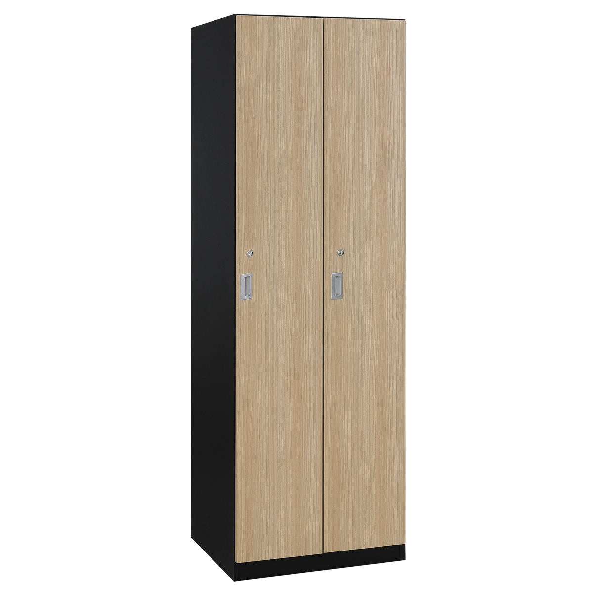 国産木製2人用ロッカー MKSシリーズ 幅590 奥行540 高さ1800 MKS-2L