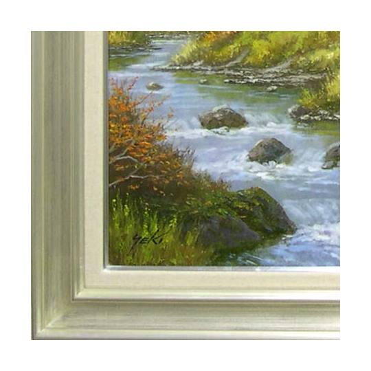 絵画 油絵 山村清流 F20号 （関健造） 送料無料 【海・山】【肉筆