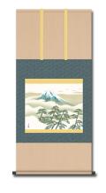横山大観 霊峰飛鶴（富士山） 尺五 特別価格 日本製 大観 玉堂 松園