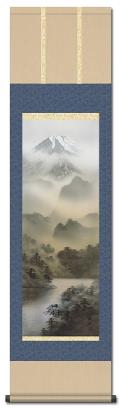 彩色山水 - 掛け軸（掛軸）販売通販なら掛け軸総本家