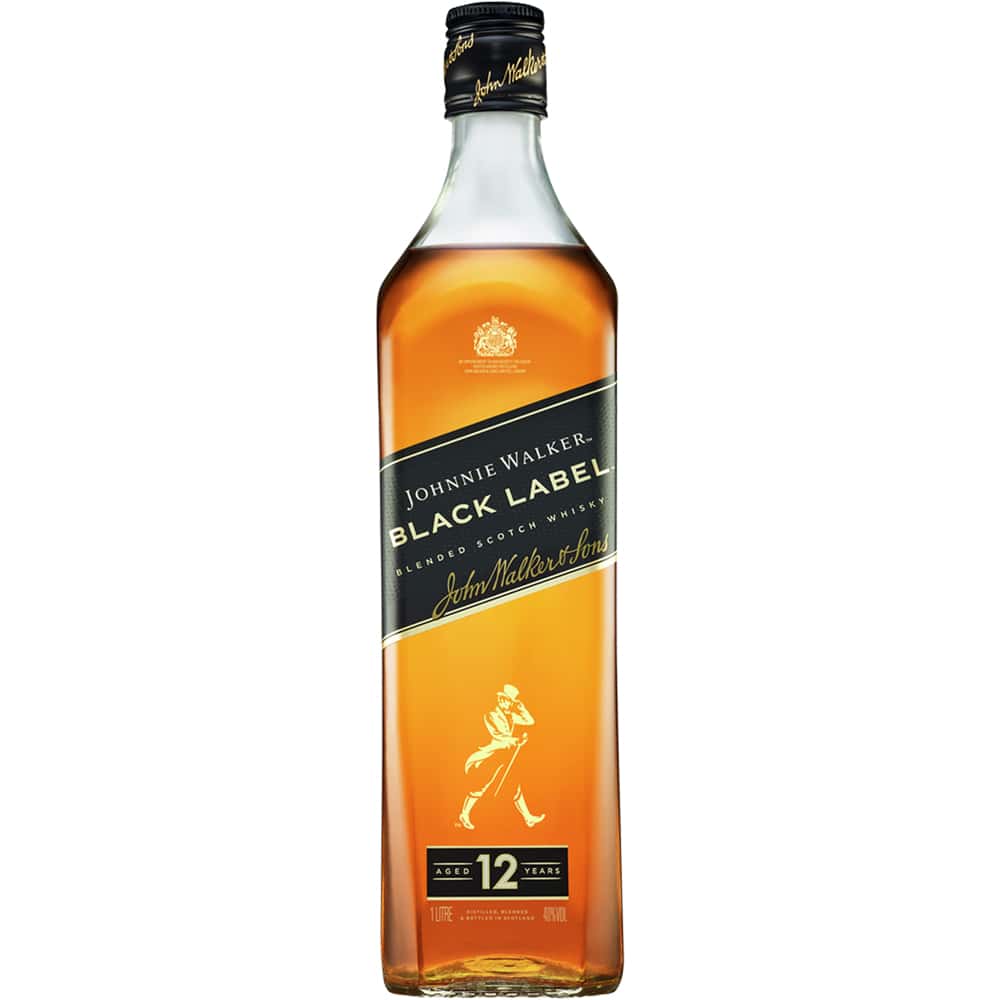 ジョニーウォーカー ブラックラベル 12年 1L｜格安・安いお酒の通販