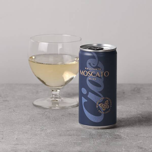 お酒】チャオ モスカート スパークリング缶ワイン （白・微発泡