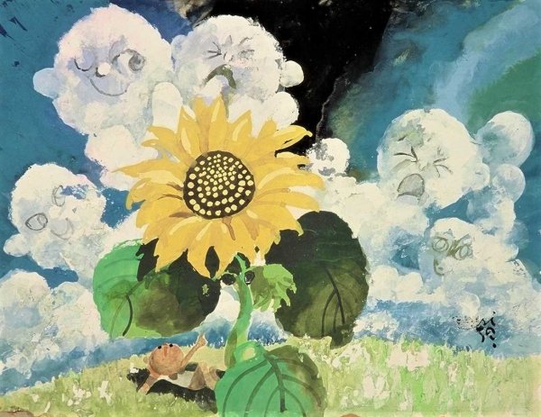 宮永岳彦 水彩画 チャーターナイト記念 1984年 宮永岳彦 水彩画