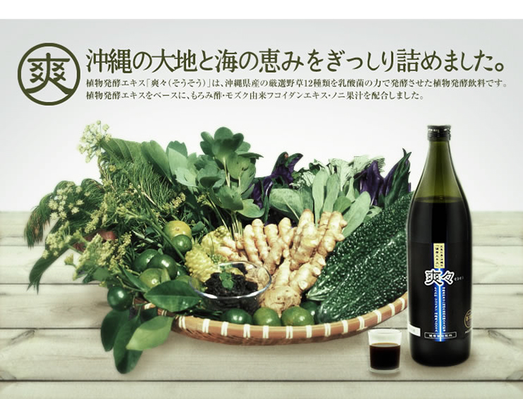 爽々（900ml）1本 ｜ 金秀バイオ通販ショップ