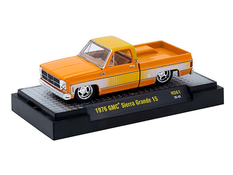 1976 GMC Sierra Grande - Orange Slice Diecast 1:64 Scale Model
