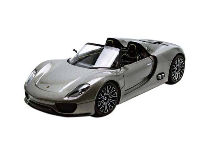 Porsche 918 Spyder Convertible - Gunmetal Grey (NEX) Diecast 1:24