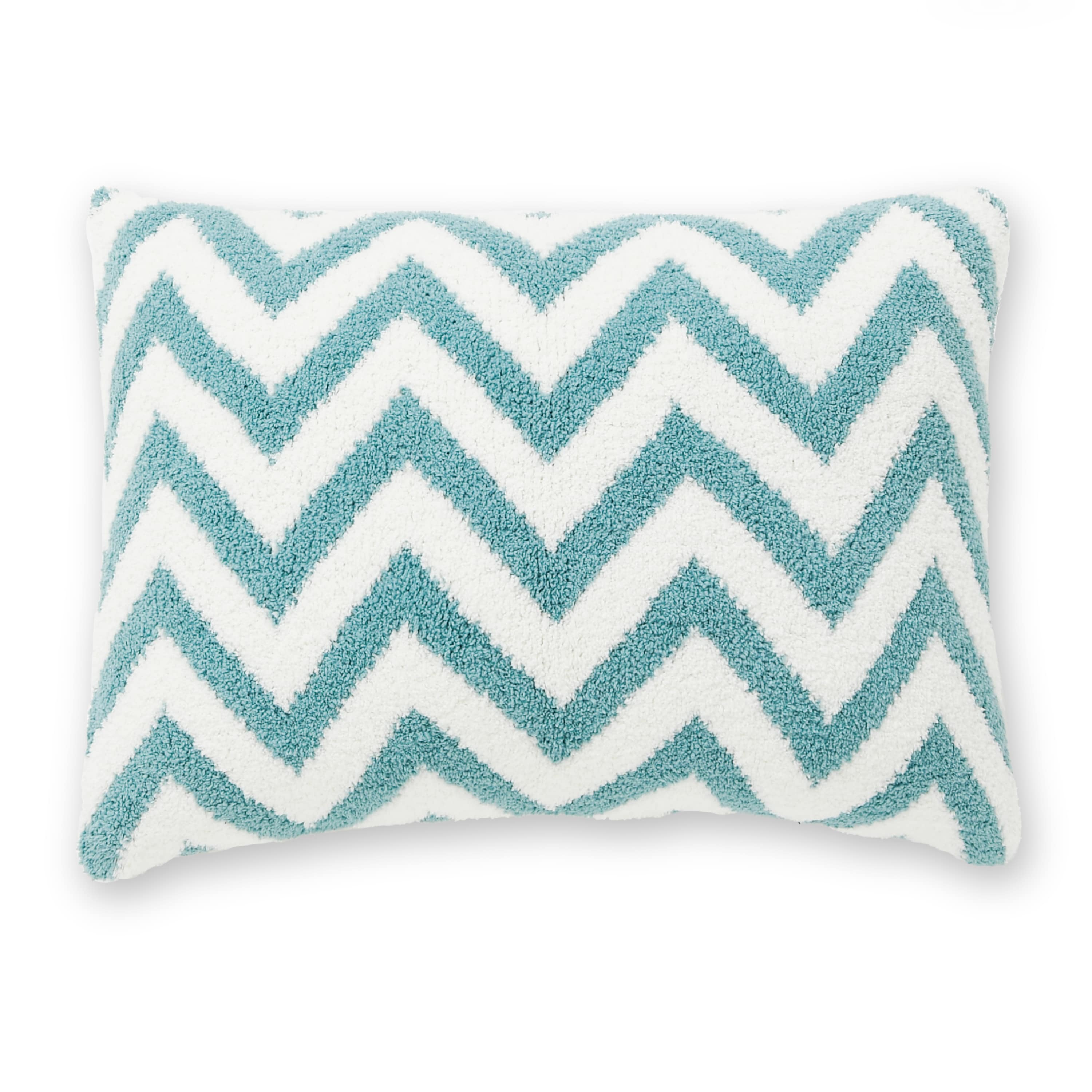 PILLOW CASE / CHEVRON(L カバーのみ creme/tenderblue): HOME