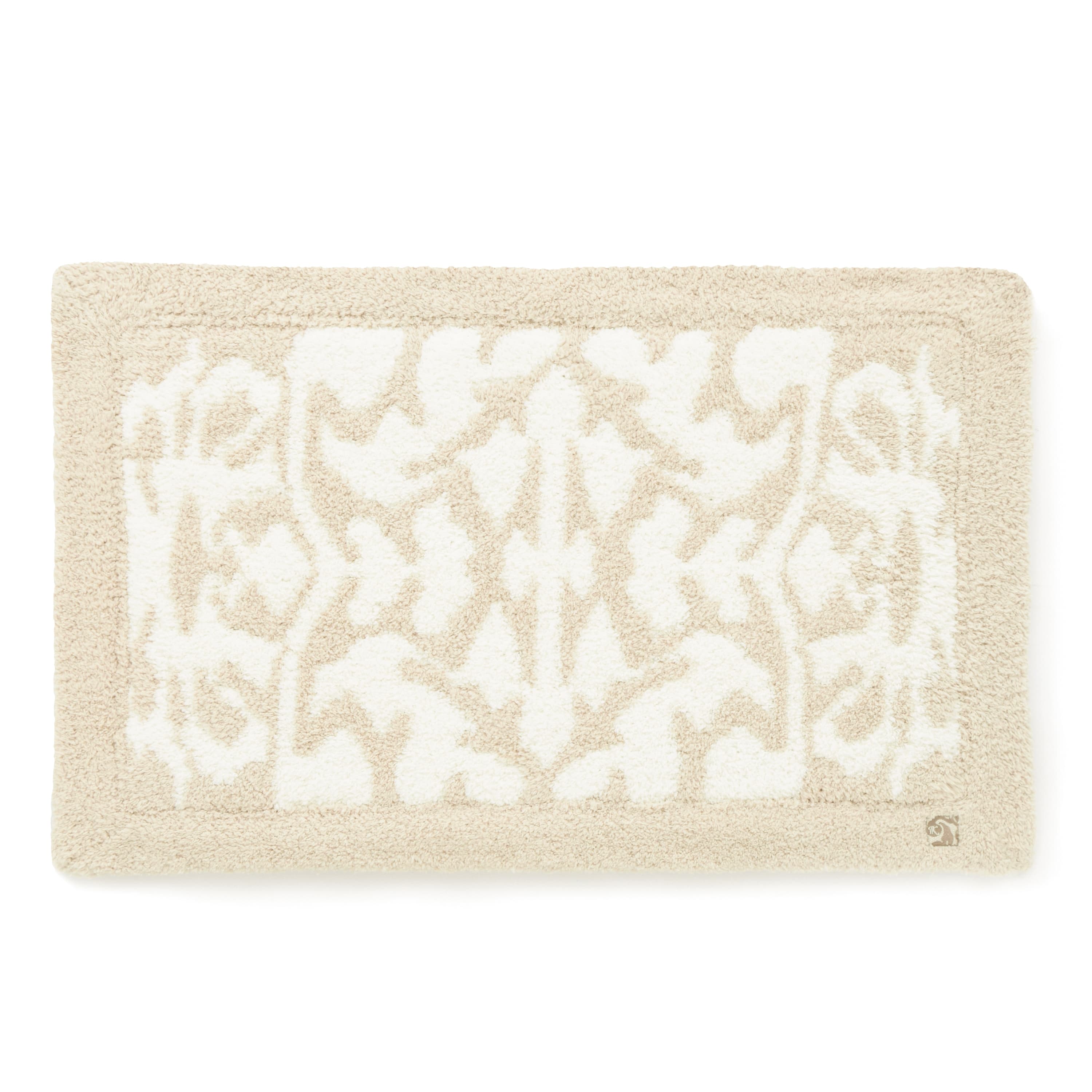 BATH MAT / DAMASK(50×80cm beige/creme): HOME | kashwere Japan