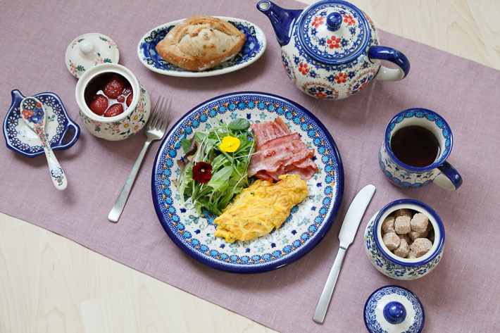 ディナープレートφ26cmポーリッシュポタリー(ポーランド食器)