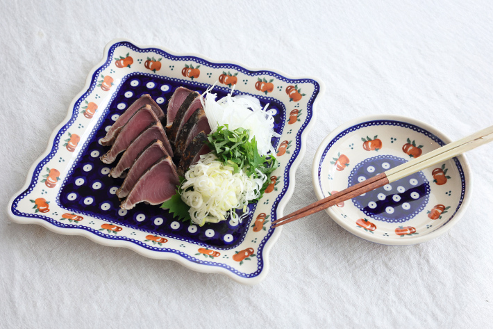 銘々皿・ポーリッシュポタリー(ポーランド食器)