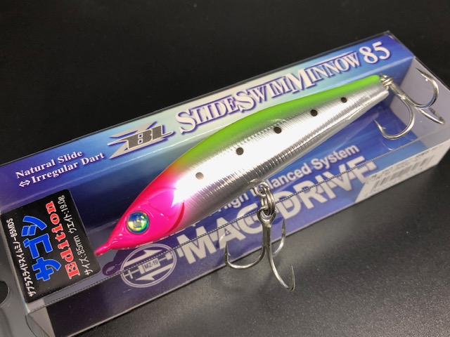 ジップベイツ ザブラ スライドスイムミノー85MDS サゴシエディション