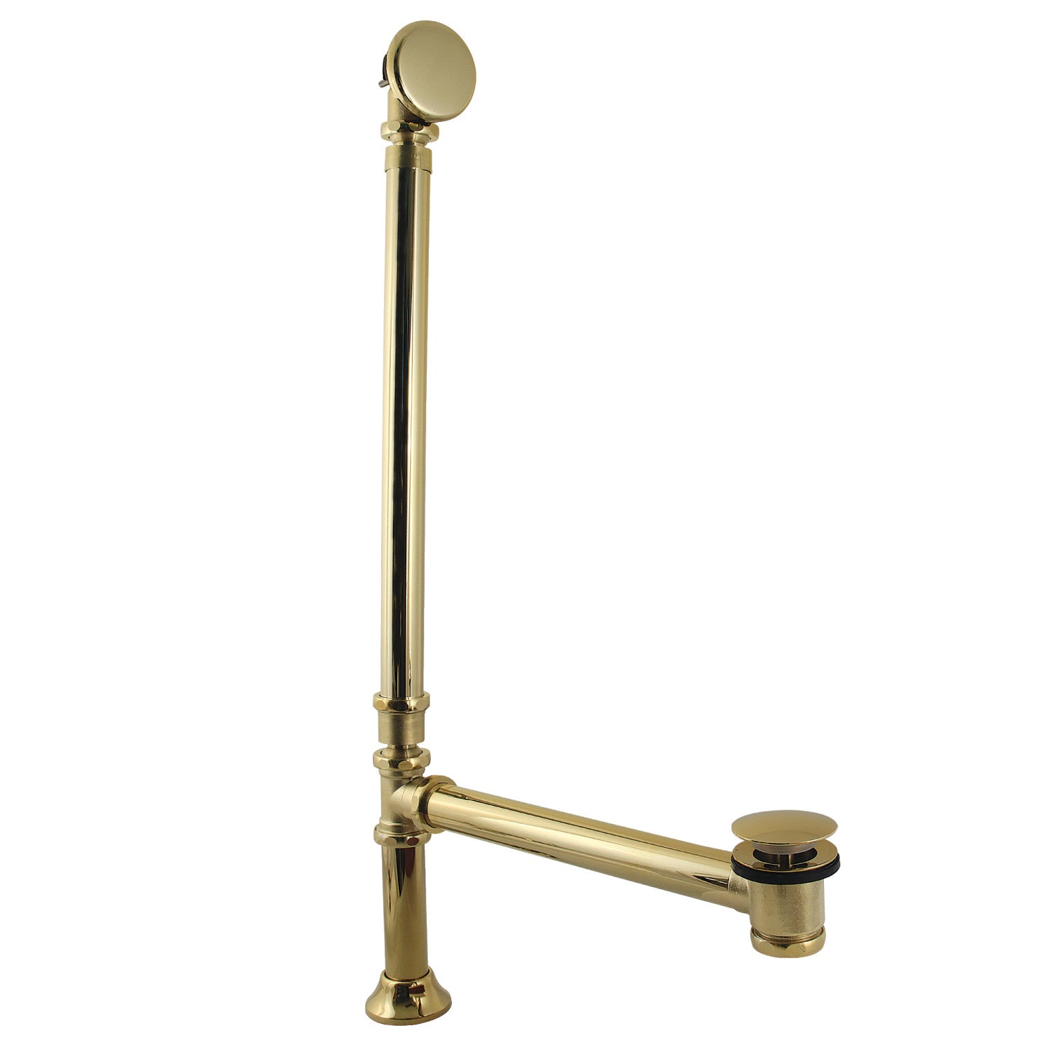 Kingston Sona CC2712 - Vintage Swivel Ball Toe Touch Tub Waste and Ove