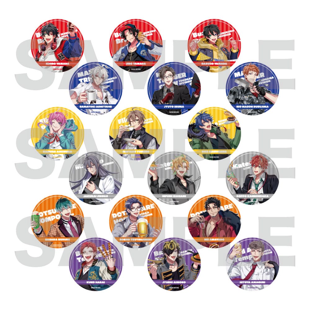 トレーディング缶バッジ(7th Anniversary ver．) ヒプノシスマイク
