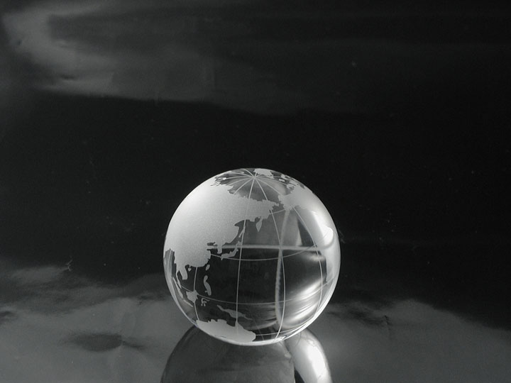 クリスタル地球儀,Crystal Globe,CG-60 | クリスタル表彰記念品