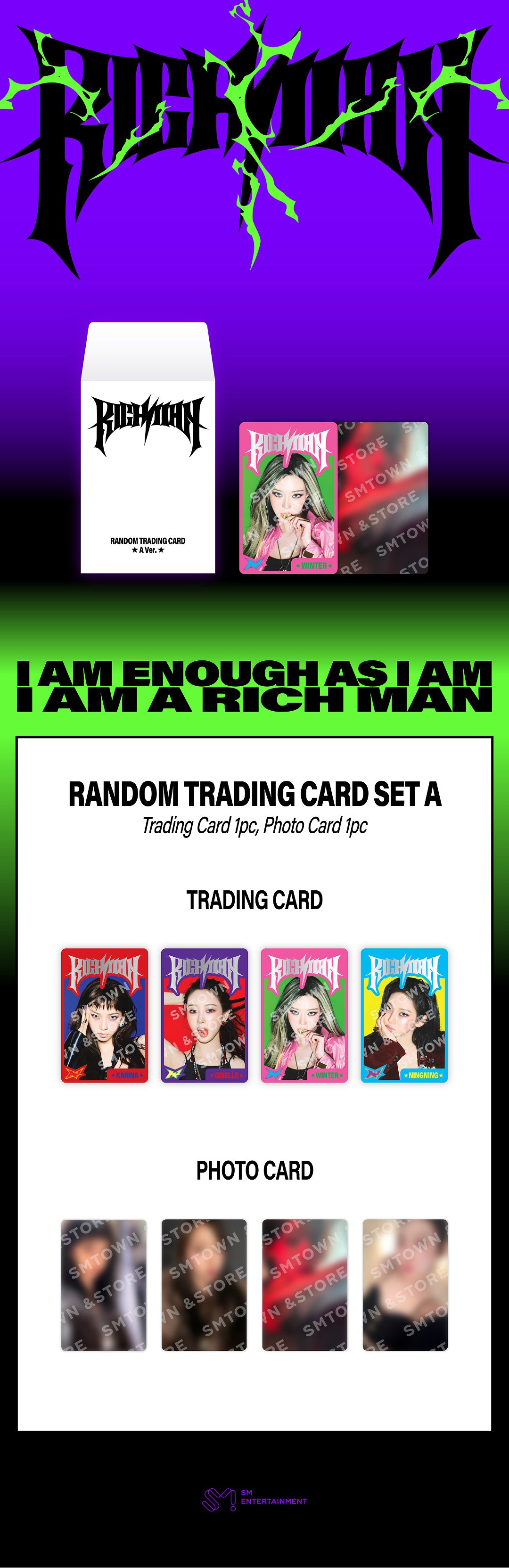 aespa - [Rich Man] 2025 aespa Week POP-UP OFFICIAL MD RANDOM