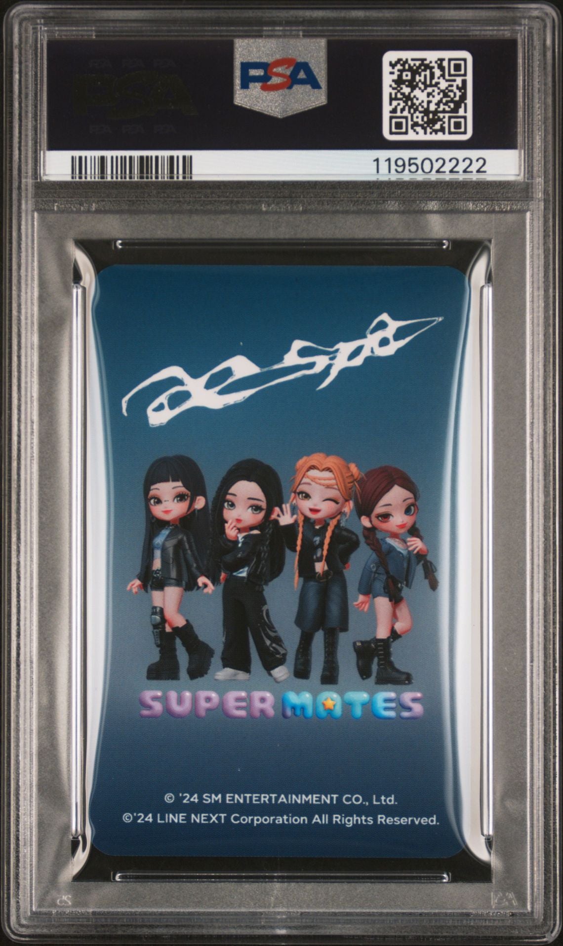WINTER AESPA SUPER MATES LEVEL UP EVENT PHOTOCARD GEM MINT PSA 10