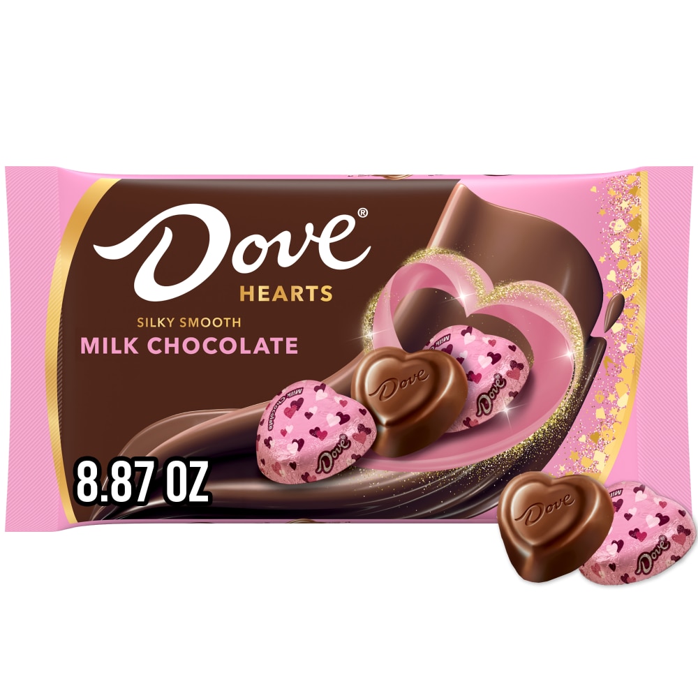 Dove Promises Valentine's Day Heart Chocolate Candy Bag, 8.87 oz