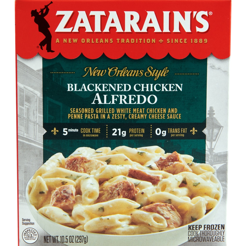 Zatarain's Blackened Chicken Alfredo Frozen Dinner, 10.5 oz - Jay