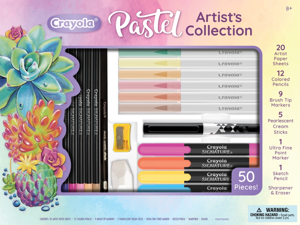 Crayola® Pastel Artist Collection, 50 ct - Smith's Food and Drug