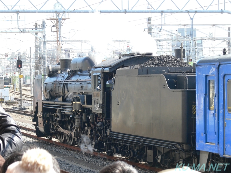 みちのくSLギャラクシーを尾久、日暮里、上野で撮影:クマネット:鉄道写真