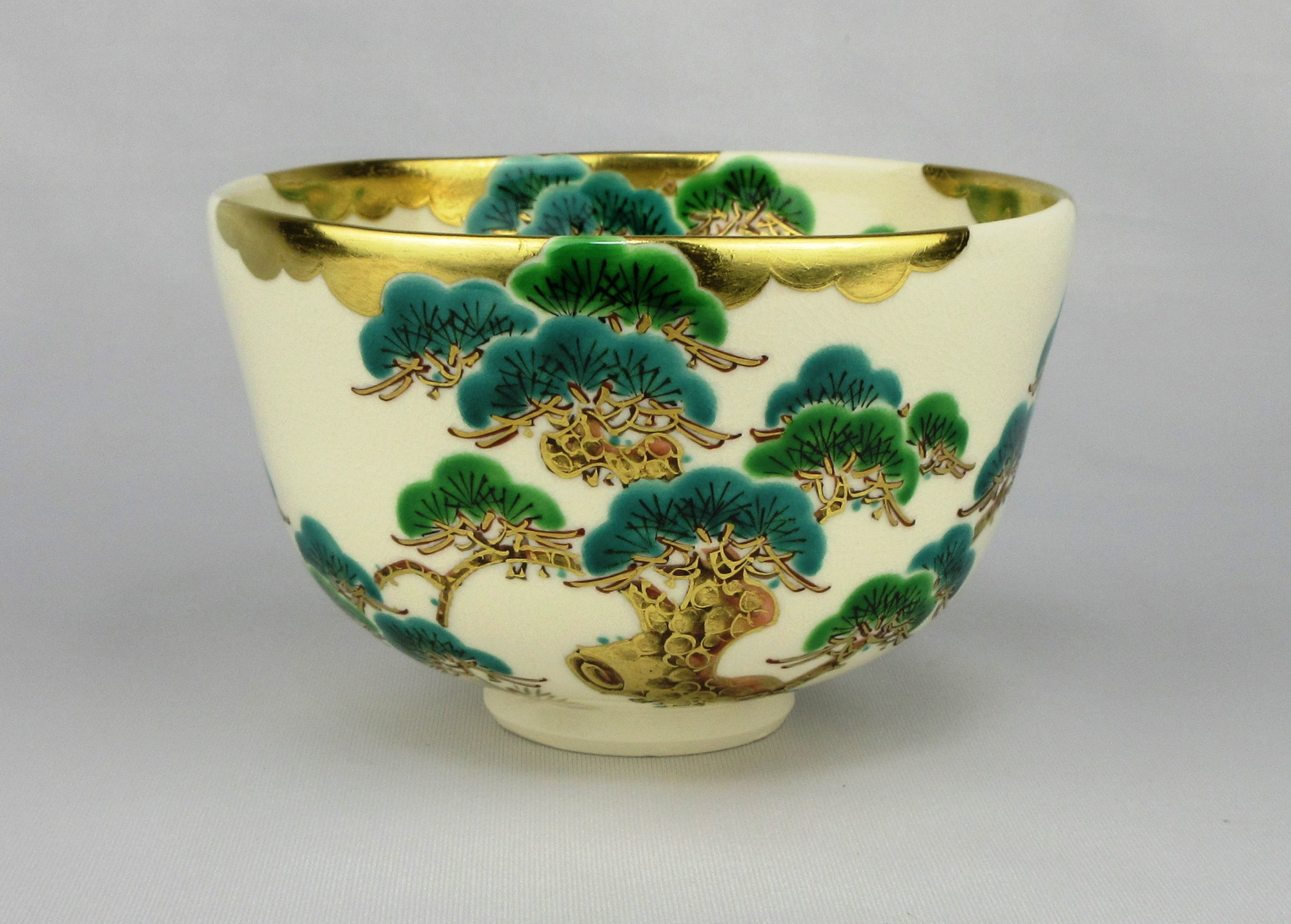 栗山園オンライン通販部 / 新品 老松之絵茶碗 木全翁楽