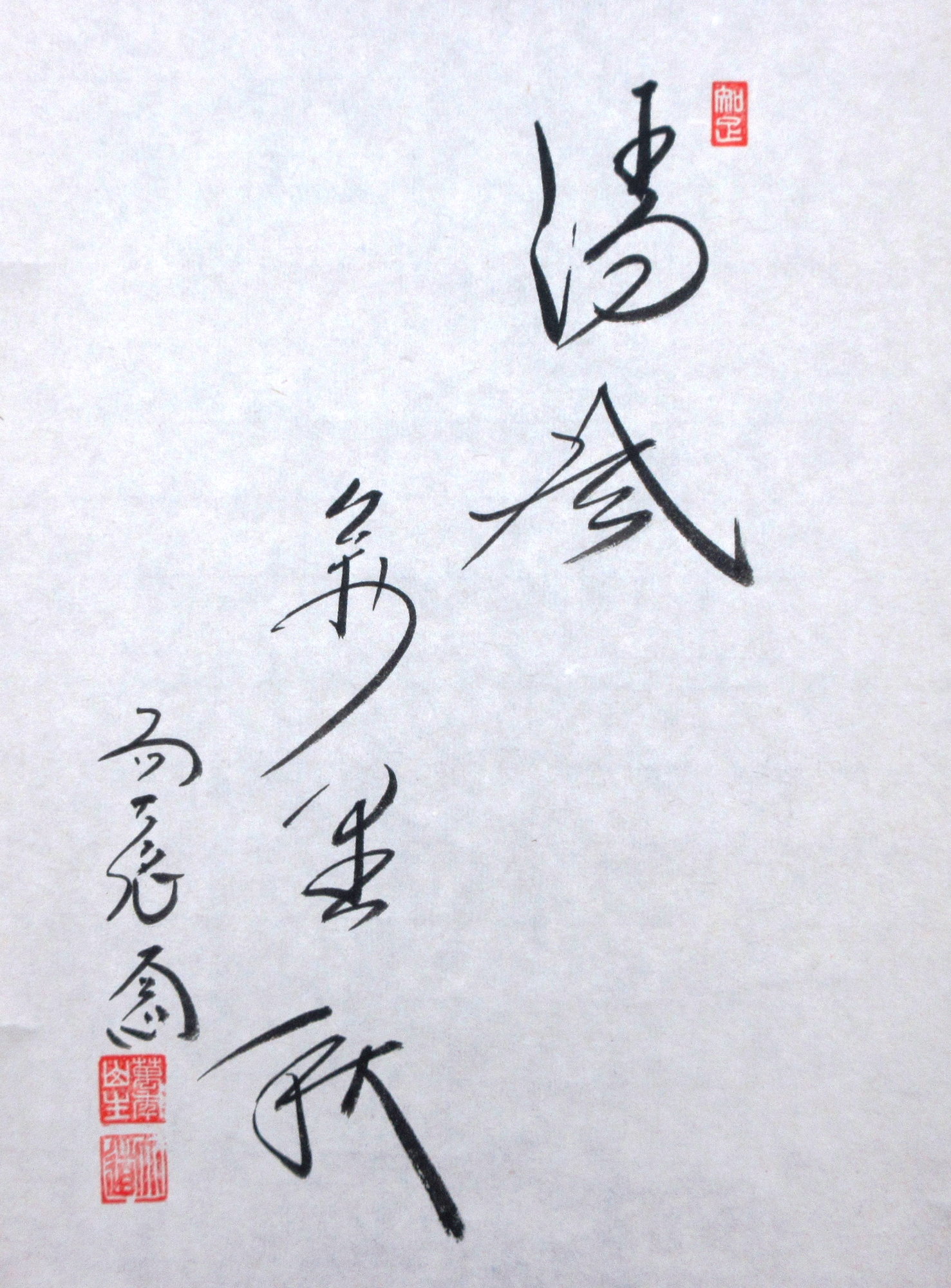 栗山園オンライン通販部 / 【出物】 掛軸 雁画賛「清風萬里秋」 西垣大道