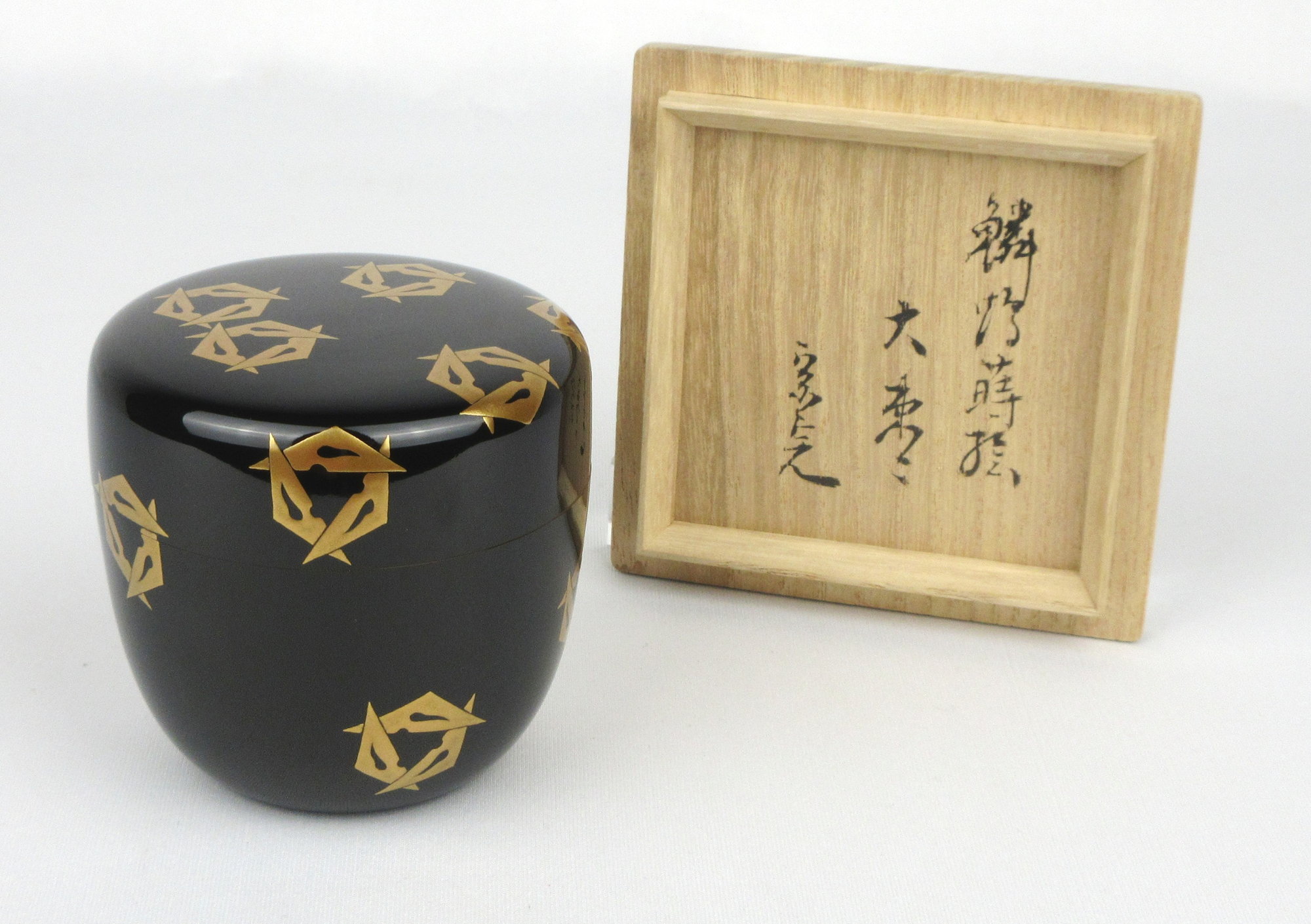 栗山園オンライン通販部 / 【出物】 鱗鶴蒔絵大棗 春象 堀内宗完（宗心