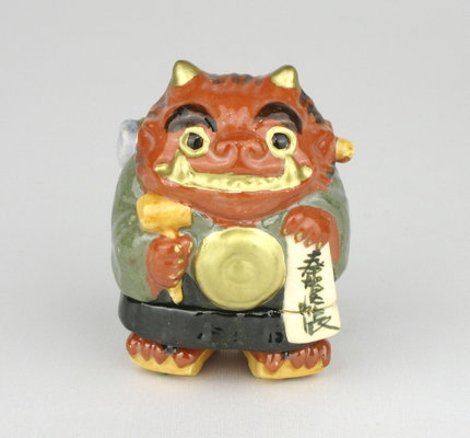栗山園オンライン通販部 / 新品 鬼の念仏香合 伊東桂楽