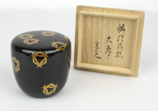 栗山園オンライン通販部 / 【出物】 鱗鶴蒔絵大棗 春象 堀内宗完（宗心