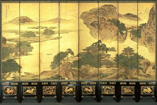 元曹知白山水图| △800774△中国古玩・寿山石彫刻山水平