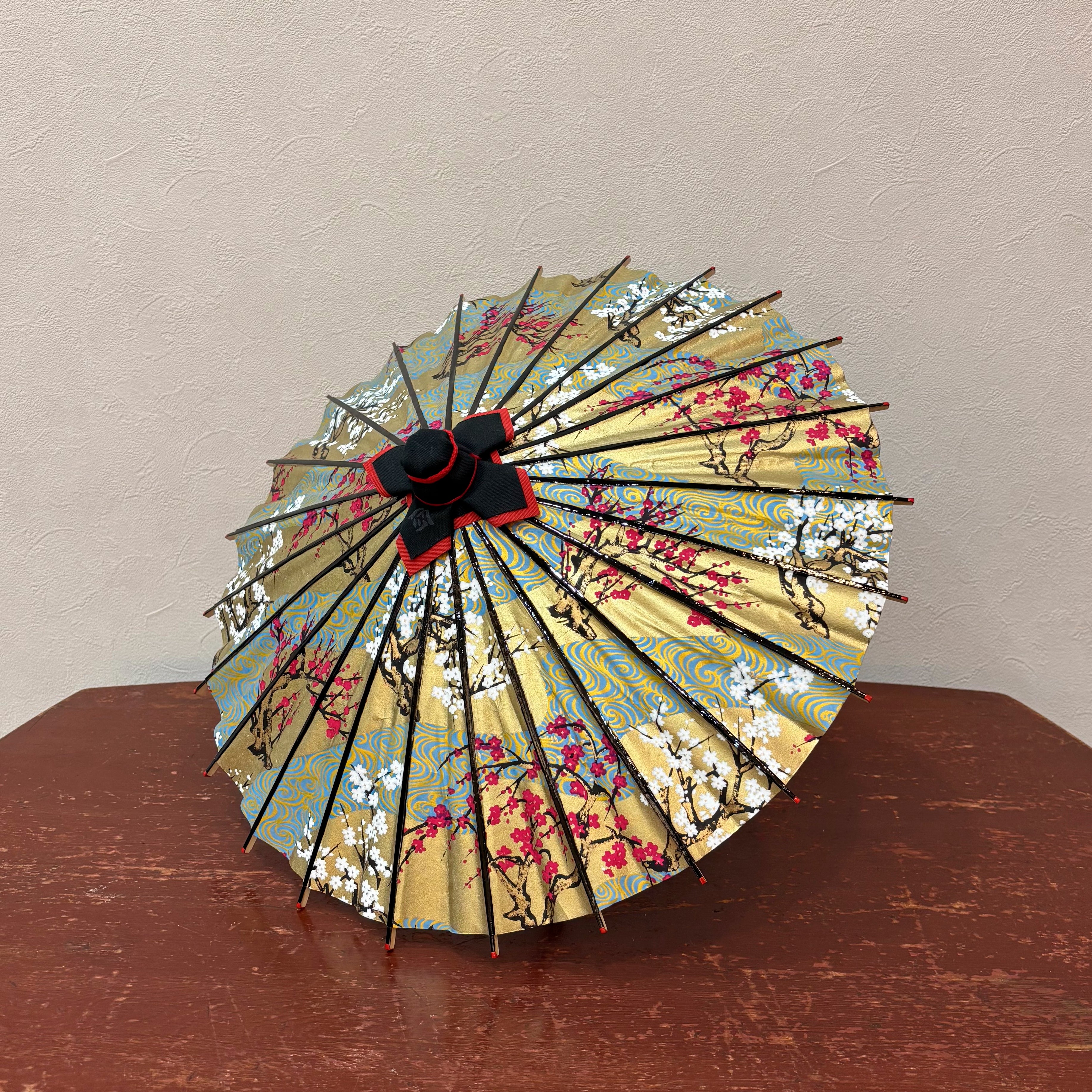 ミニサイズの和傘｜姫和傘 梅重ね｜ 京都和傘屋 辻倉 - 日本最古の京都