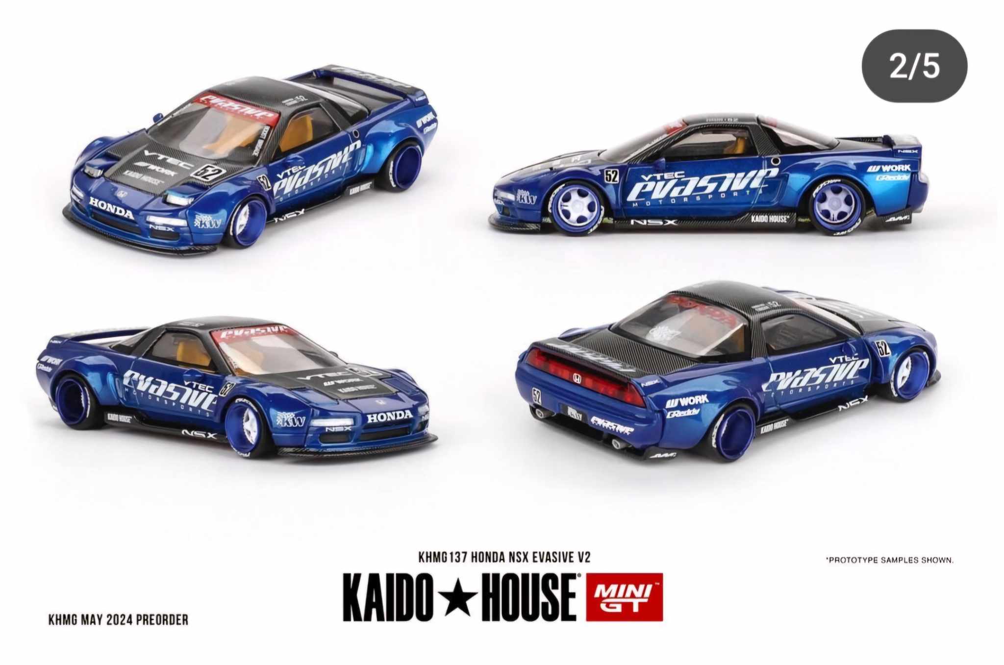 Kaido House Honda NSX Evasive V2 Blue – House of Cars Virginia